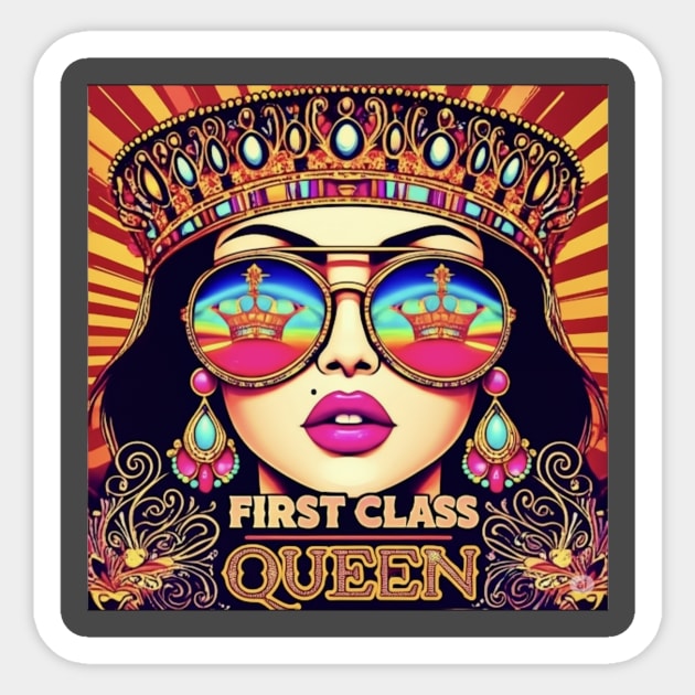 FirstClassQueen Sticker by FirstClassQueen
